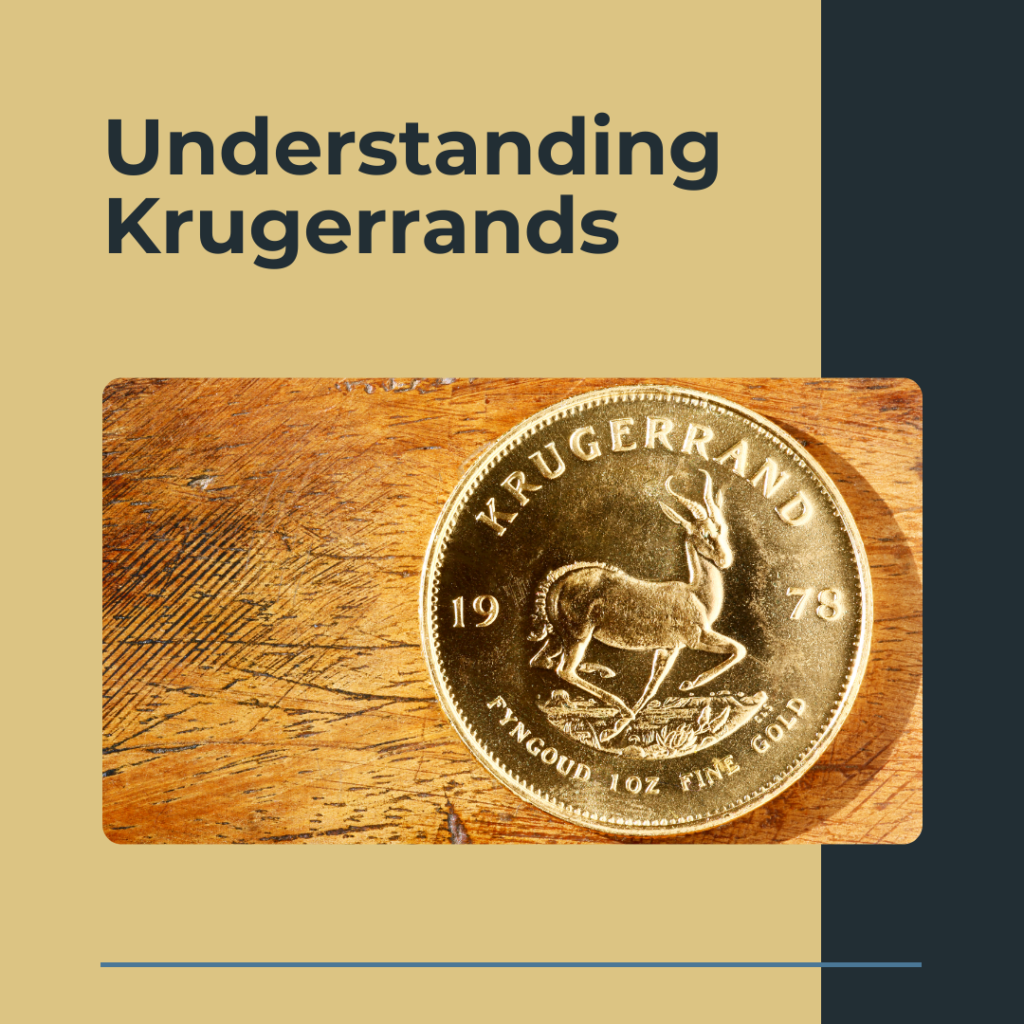 Understanding Krugerrands - 1978 Krugerrand gold coin on wooden background